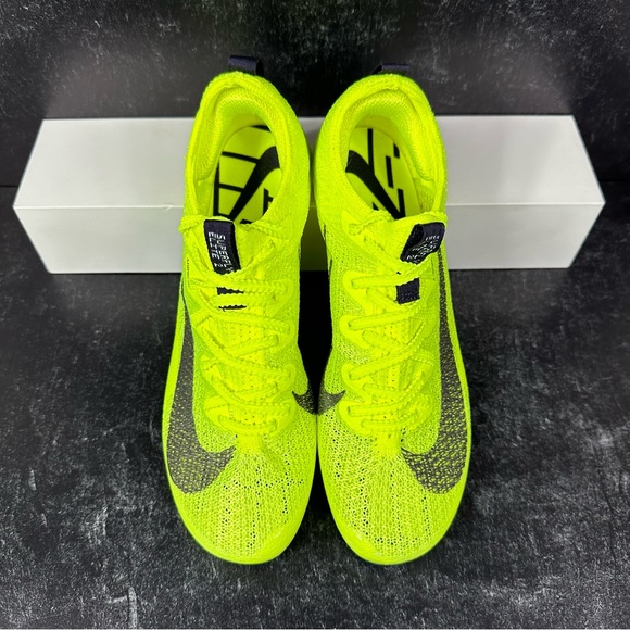 NIKE ZOOM SUPERFLY ELITE 2 VOLT MINT FOAM WOMENS TRACK SPIKES SIZE 5.5 ATOMKNIT - Picture 3 of 11